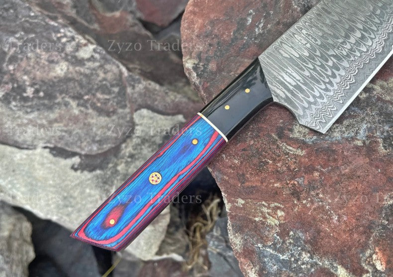 Japanese Santoku Style Chef Kitchen Knife