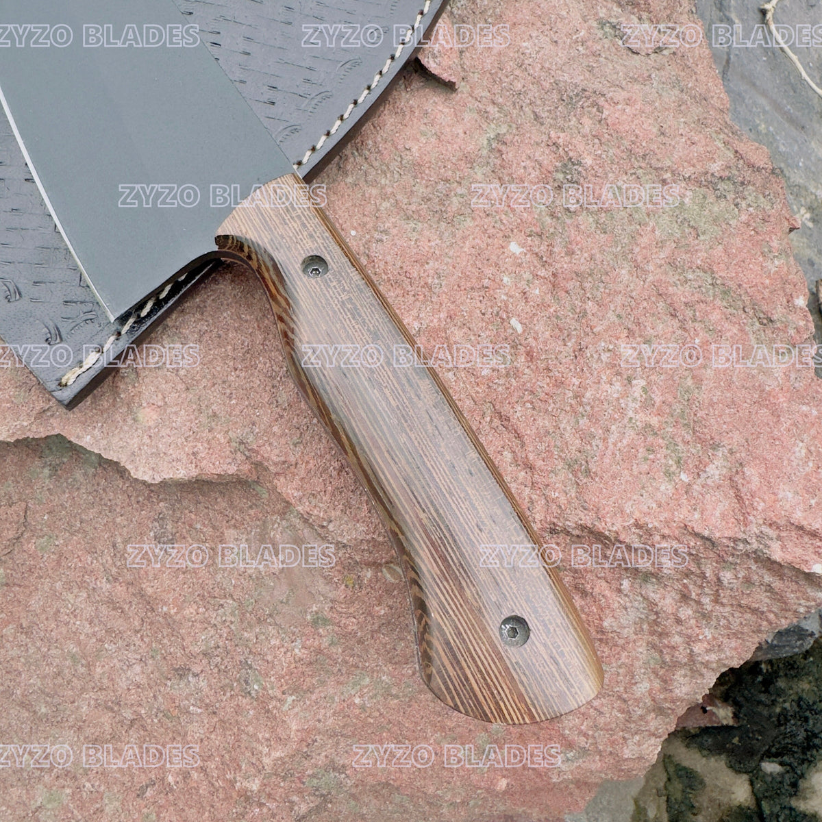 Personalized Handmade Kitchen Chef Knife - Powder Coated