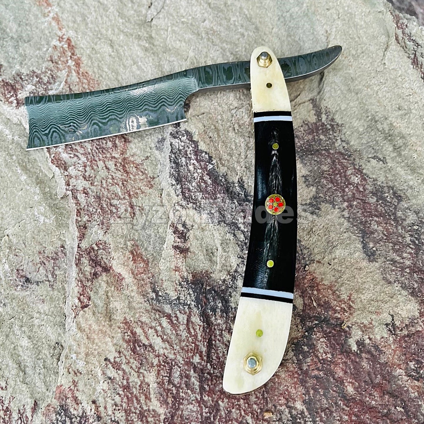 damascus-straight-razor-shaving-knife-zyzo-blades