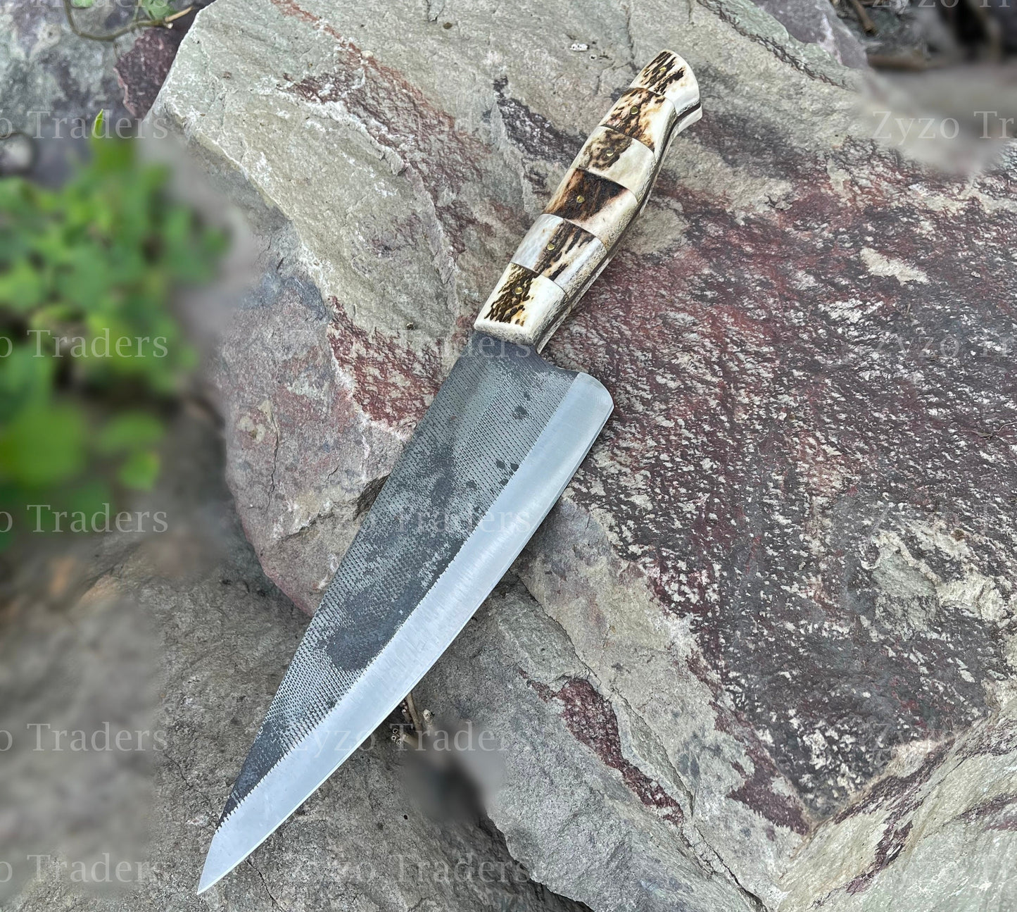 Stag Antler Chef Knife