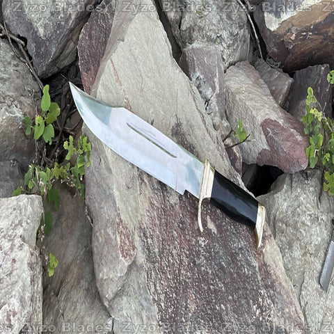 18 Inch Bowie Knife Buffalo Horn Handle ZYZO Blades