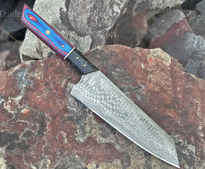 Japanese Santoku Style Chef Kitchen Knife