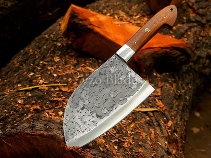 7" Serbian Chef Cleaver Knife
