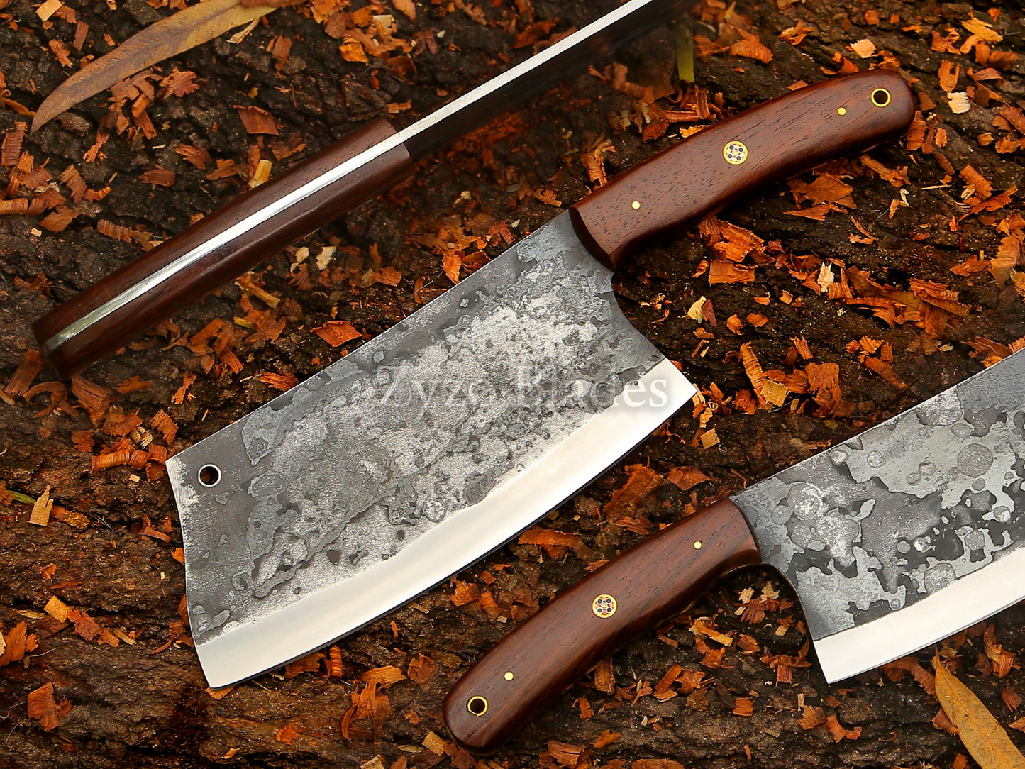 High Carbon Steel - 12" Hand forged Cleaver
