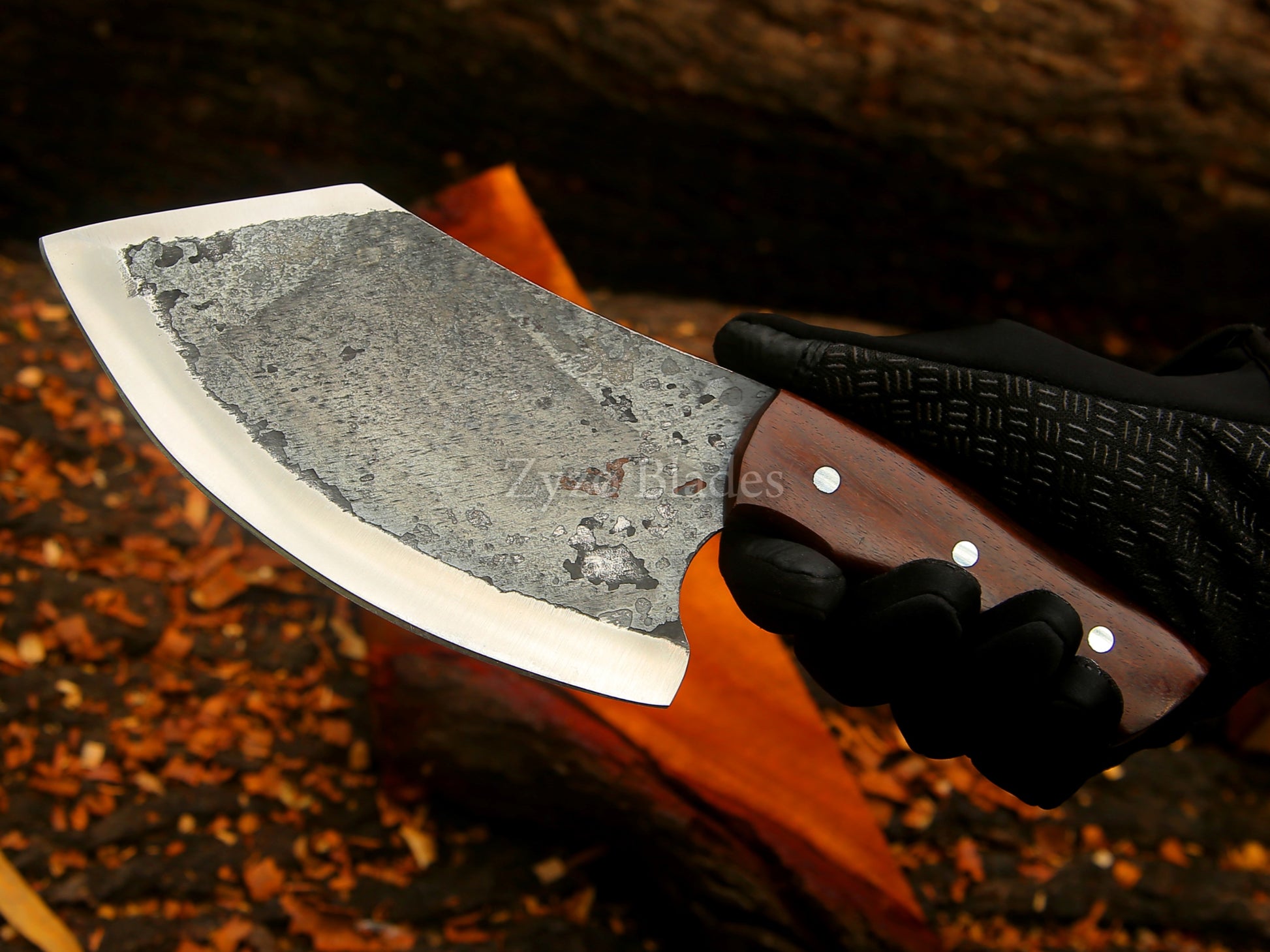 hand-forged-kitchen-cleaver-knife-12Inch-zyzo-blades