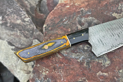 Japanese Santoku Style Chef Kitchen Knife