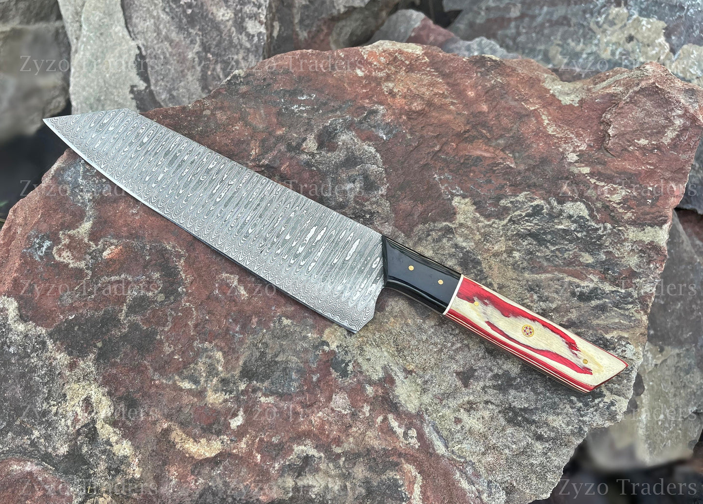 Japanese Santoku Style Chef Kitchen Knife