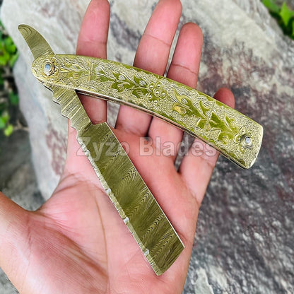 SHAVING STRAIGHT RAZOR / Beard Man Gifts / Custom Handmade Straight Razors