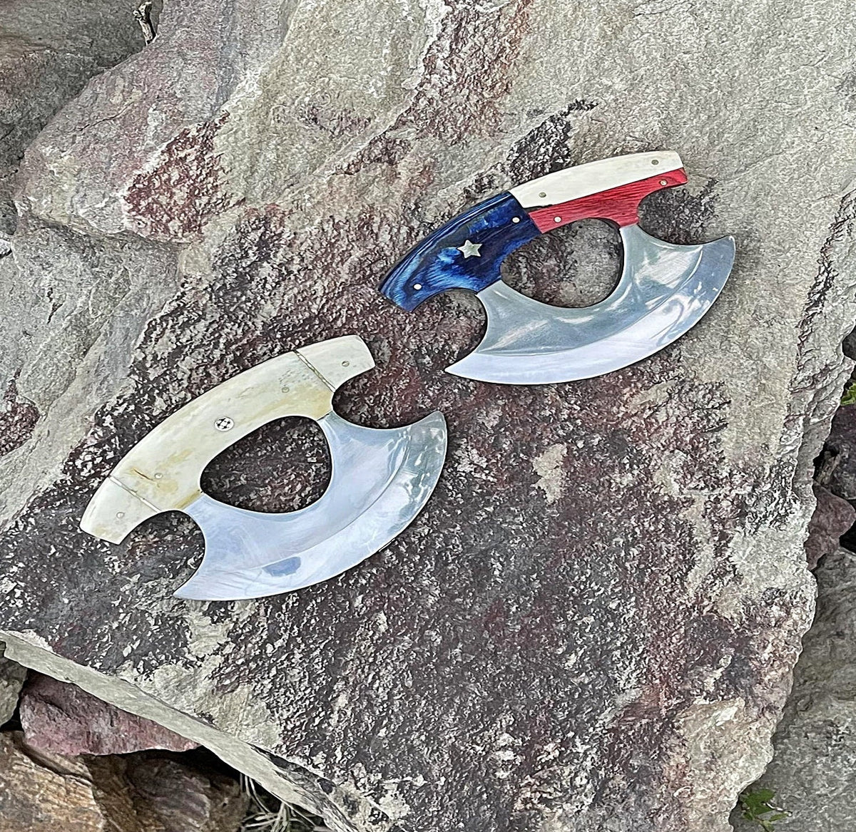 Handmade Custom Stainless Steel Ulu Knife Vintage Style