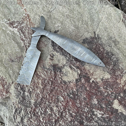 Handmade Damascus Steel Straight Razor