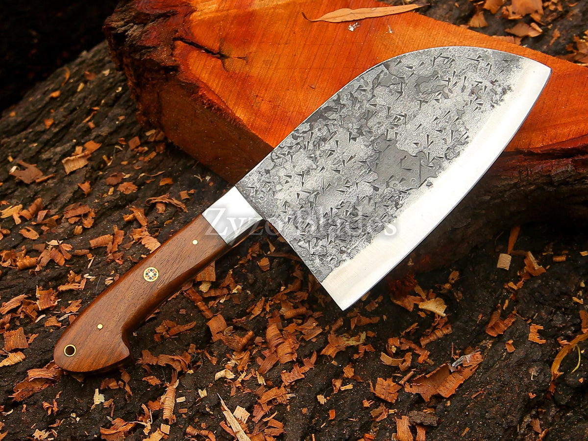 Personalized Custom Handmade Serbian Cleaver Knife
