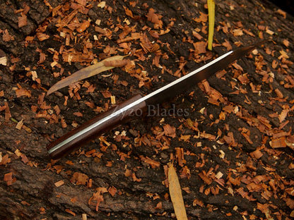 Hand-Forged High Carbon Steel Cleaver Knife - Indian Wood Handle
