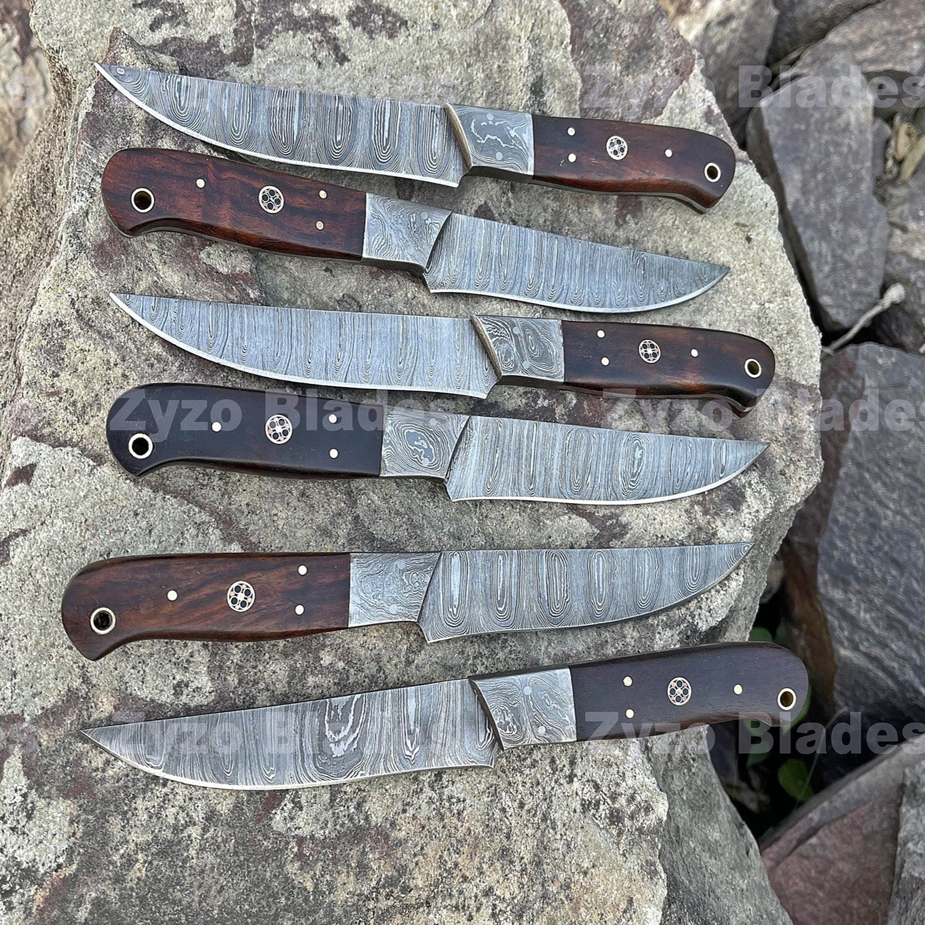 damascus-steel-steak-knife-set-handmade-zyzo-blades