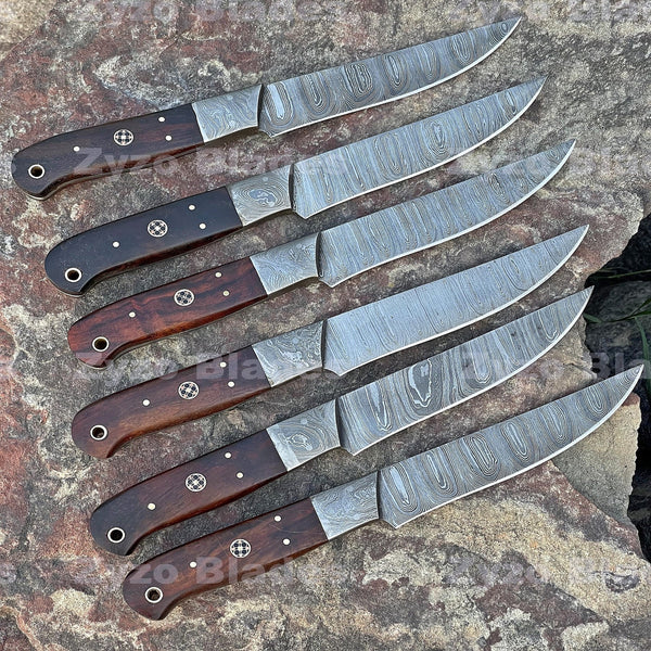 How to sharpen a handmade Damascus knife โ ZYZO Blades guide