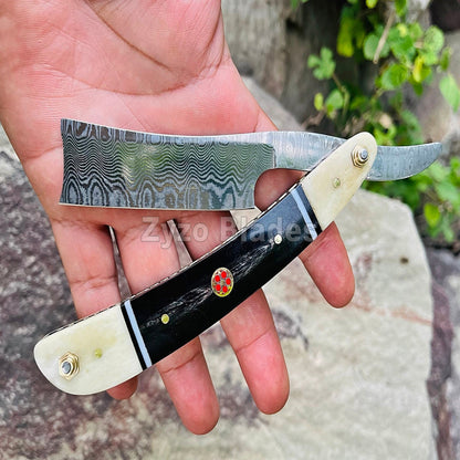 damascus-straight-razor-shaving-knife-zyzo-blades