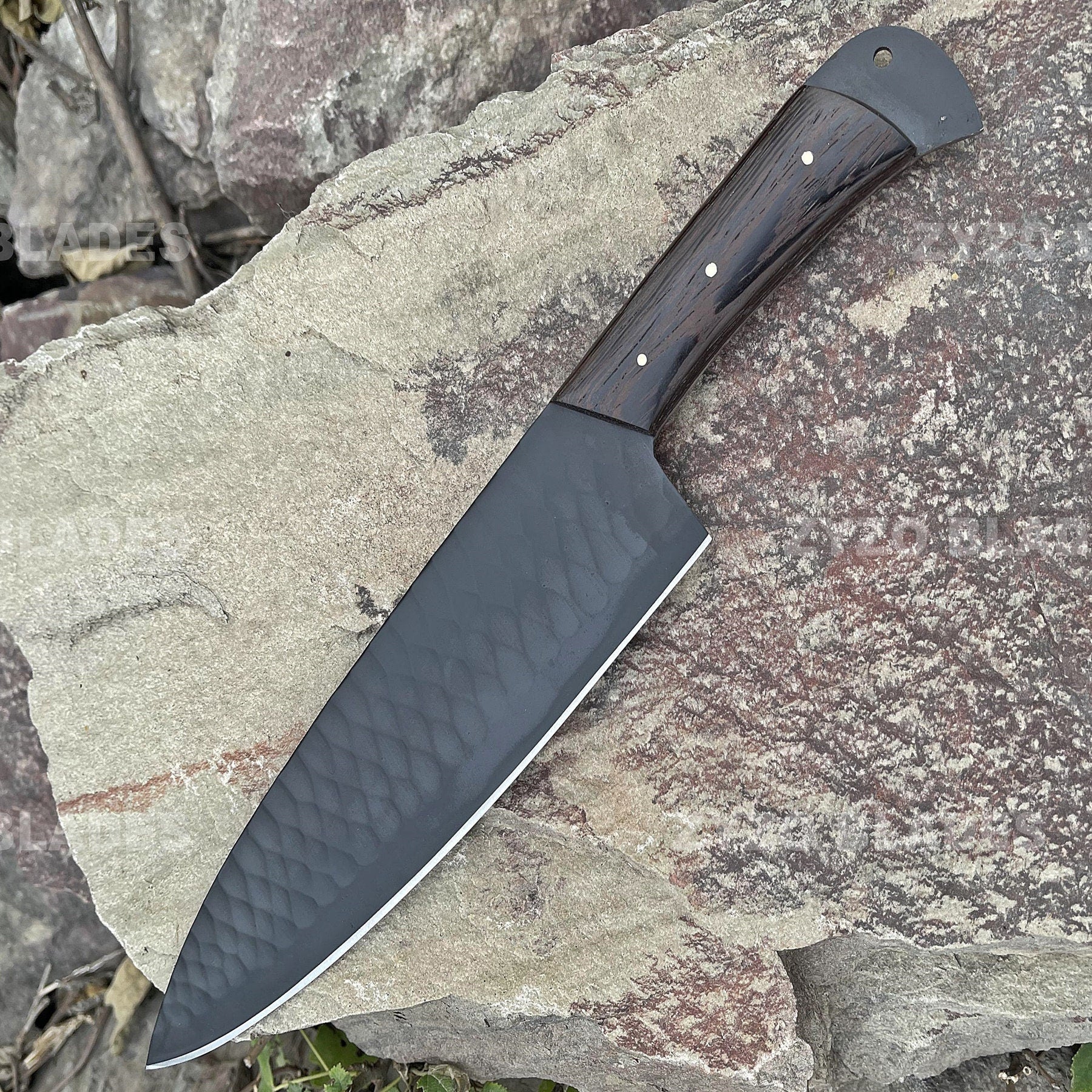 handmade-high-carbon-chef-knife-wenge-handle-zyzo-blades