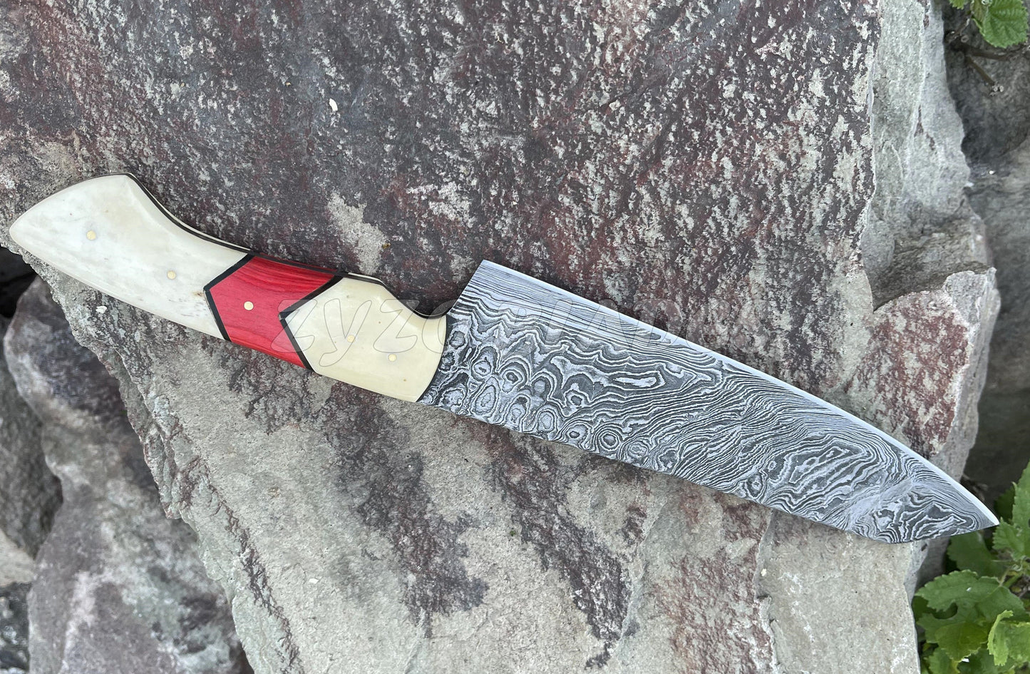 Damascus Steel Chef Knife ,Custom Chef Knife  ,Hand Forged Chef Knives ,Anniversary Gifts ,Birthday Gift ,Thanksgiving Gifts Christmas Gifts