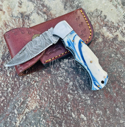 ocean-blue-pocket-folding-knife-resin-handle-zyzo-blades