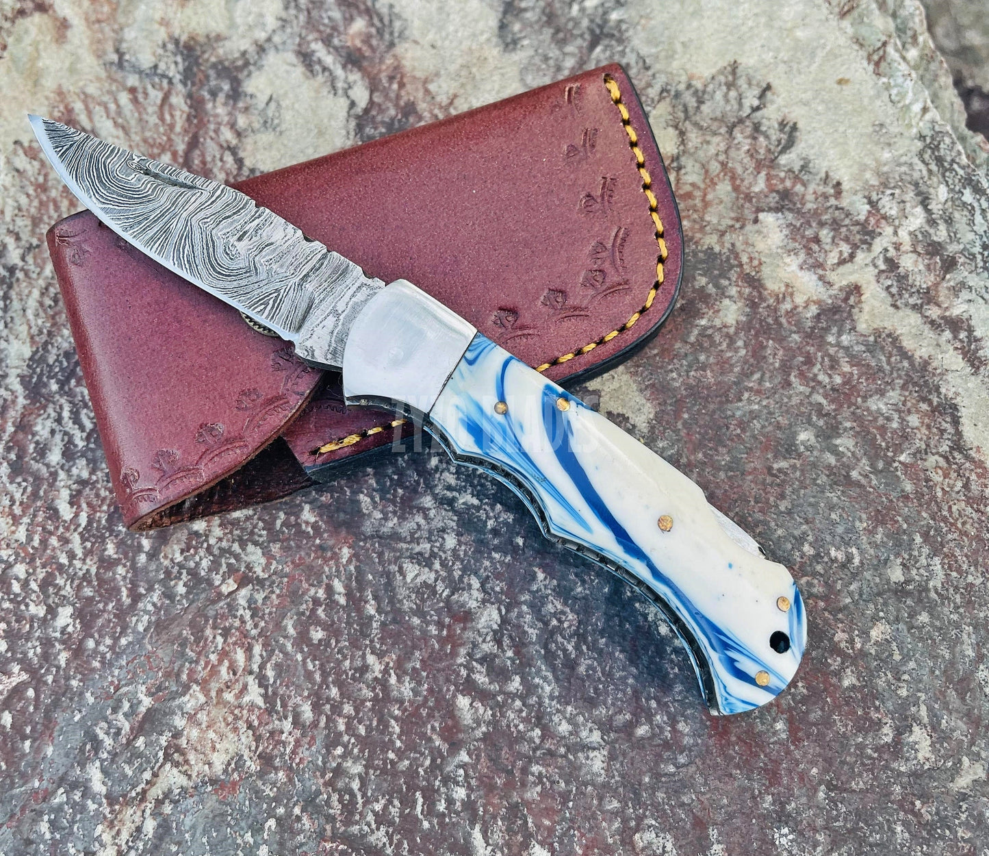 ocean-blue-pocket-folding-knife-resin-handle-zyzo-blades